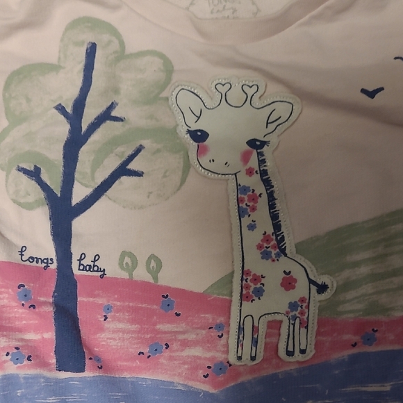 🛍Charming Pink Giraffe Kids Sweatshirt - Picture 2 of 5